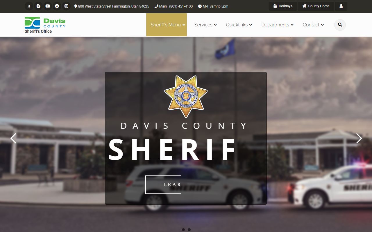 Davis County Sheriff sex offender registry for Layton