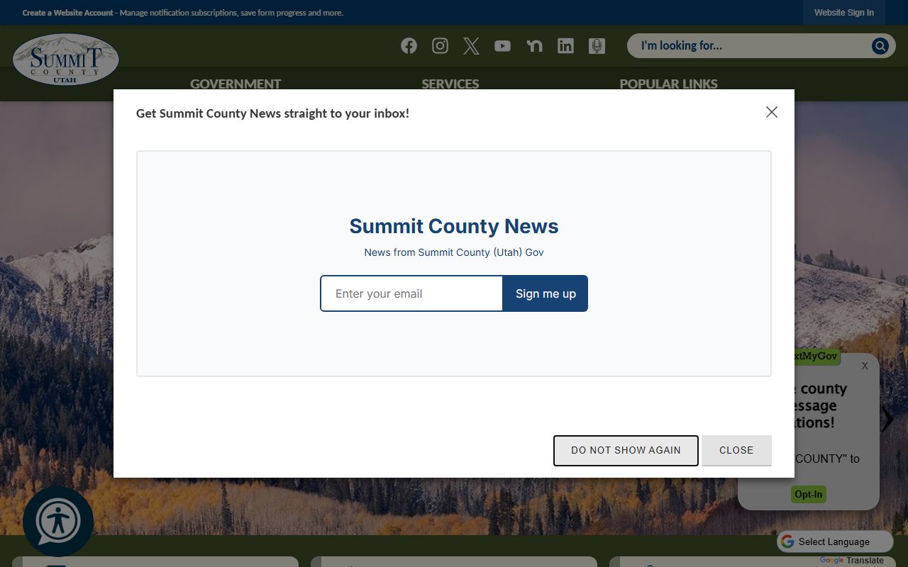 Summit County Sheriff sex offender registry page