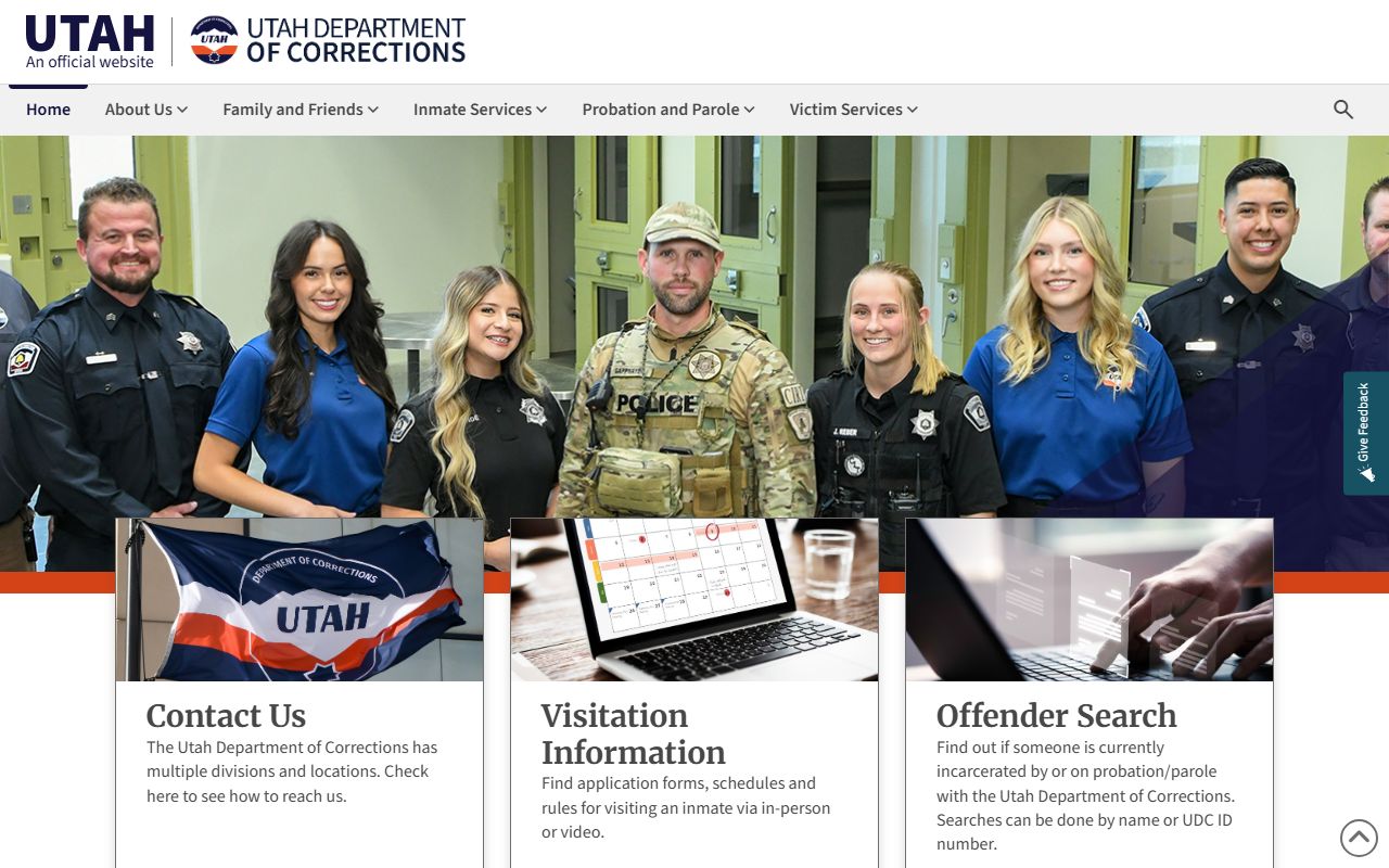 Utah Department of Corrections sex offender registry information for Uintah County